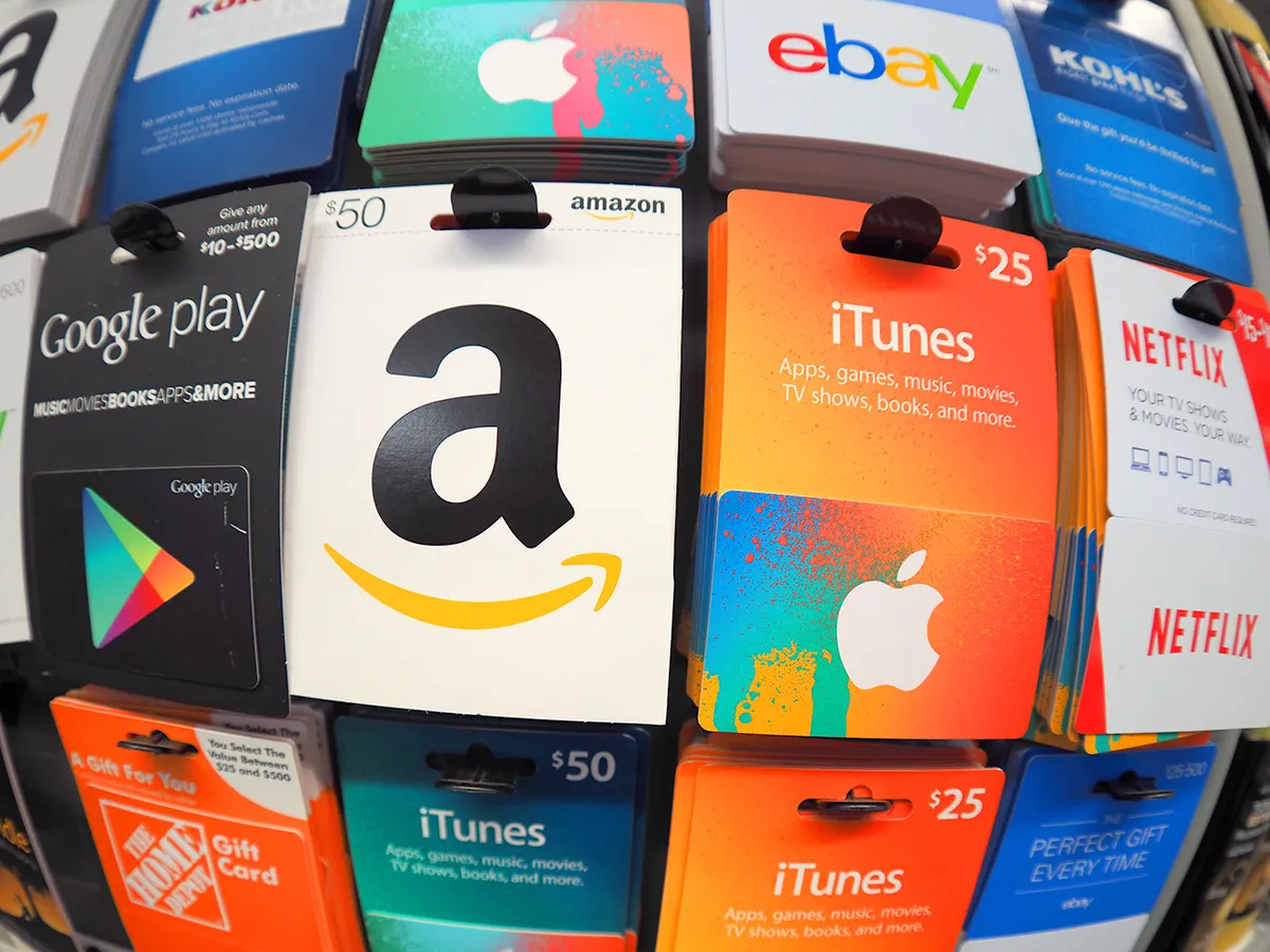 Gift card collection